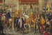 förberedelse för kröningståget av Christian IV 1596 - Rasmus Christiansen — vy av konstverket