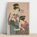 Reproduktion av målningen Råtta och häst - Kitagawa Utamaro