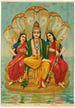 Shesha Narayana - Raja Ravi Varma — vy av konstverket