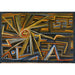 Reproduktion av målningen Rayonnement och rotation - Paul Klee
