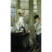 Reproduktion av målningen Reading the News - James Tissot
