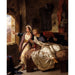 Reproduktion av målningen Rebecca och den sårade Ivanhoé - Eugène Delacroix