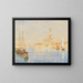 San Giorgio Maggiore, Venedig - Reginald Barratt — inramlat konstverk på väggen