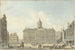 Amsterdam la place du Dam avec l'hôtel de ville et la Waag - Reinier Vinkeles — vy av konstverket
