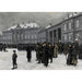 Reproduktion av målningen Relève de la garde au palais d'Amalienborg - Paul Fischer
