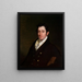 Colonel Mendes Cohen - Rembrandt Peale — inramlat konstverk på väggen