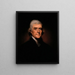 Thomas Jefferson - Rembrandt Peale — inramlat konstverk på väggen