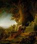Le Christ et sainte Marie-Madeleine au tombeau - Rembrandt van Rijn — vy av konstverket