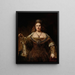 Junon - Rembrandt van Rijn — inramlat konstverk på väggen