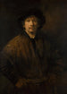 Stort självporträtt - Rembrandt van Rijn — vy av konstverket