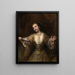 Lucrèce - Rembrandt van Rijn — inramlat konstverk på väggen