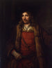 Man i pälsfodrad kappa - Rembrandt van Rijn — vy av konstverket