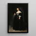 Oopjen Coppit - Rembrandt van Rijn — inramlat konstverk på väggen