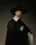 Portrait de Marten Looten - Rembrandt van Rijn — vy av konstverket