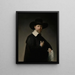 Portrait de Marten Looten - Rembrandt van Rijn — inramlat konstverk på väggen