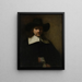Portrait av en man - Rembrandt van Rijn — inramlat konstverk på väggen