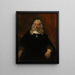 porträtt av en man med vitt hår - Rembrandt van Rijn — inramlat konstverk på väggen