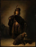 Porträtt av konstnären i orientalisk kostym - Rembrandt van Rijn — vy av konstverket