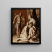 Samson och Dalila - Rembrandt van Rijn — inramlat konstverk på väggen