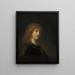 Saskia van Uylenburgh, konstnärens hustru - Rembrandt van Rijn — inramlat konstverk på väggen