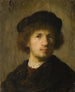 Självporträtt - Rembrandt van Rijn — vy av konstverket