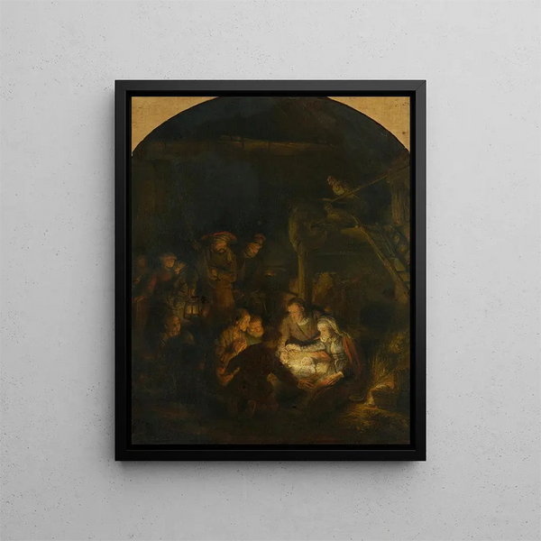 Rembrandt van Rijn - The Adoration of the Shepherds.webp
