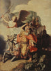 L'âne du prophète Balaam - Rembrandt van Rijn — vy av konstverket
