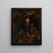 Le chevalier au faucon - Rembrandt van Rijn — inramlat konstverk på väggen
