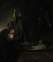 La résurrection de Lazare - Rembrandt van Rijn — vy av konstverket