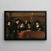 Les Syndics de la Guilde des Drapiers d'Amsterdam - Rembrandt van Rijn — inramlat konstverk på väggen