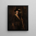 Le porte-étendard Floris Soop 1604-1657 - Rembrandt van Rijn — inramlat konstverk på väggen