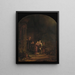 La Visitation - Rembrandt van Rijn — inramlat konstverk på väggen