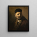 Tronie av en gammal man - Rembrandt van Rijn — inramlat konstverk på väggen