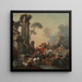 Repos vid brunnen - François Boucher — inramlat konstverk på väggen