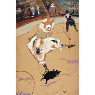 Reproduction Au Cirque Fernando Medrano avec un porcelet - Henri de Toulouse-Lautrec