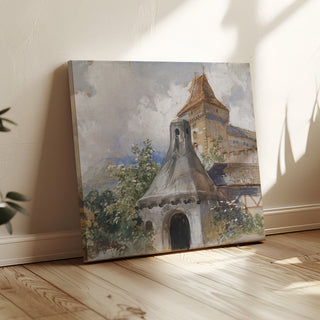 Reproduction Château et séchoirs à fruits - Marie Egner