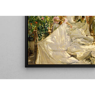 Reproduction Cousant la voile - Joaquín Sorolla