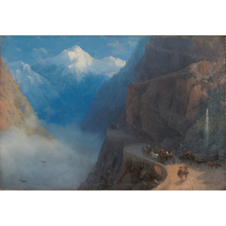 Reproduction De Mleta à Gudauri - Ivan Konstantinovich Aivazovsky