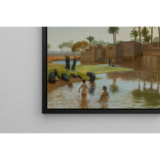 Reproduction Femmes Fellahs au Bain - Jean-Léon Gérôme