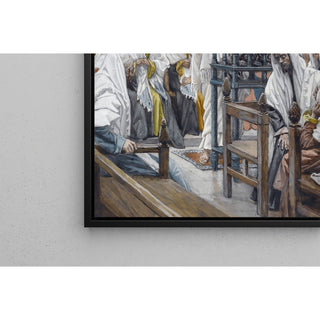 Reproduction Jésus déroule le livre dans la synagogue - James Tissot