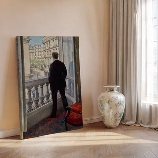 Reproduction Jeune homme à sa fenêtre - Gustave Caillebotte