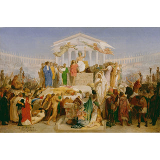 Reproduction L'âge d'Auguste, la naissance du Christ - Jean-Léon Gérôme