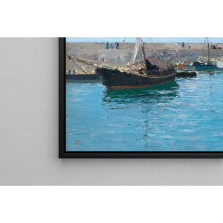 Reproduction L'embarcadère de Krems - Alfred Zoff