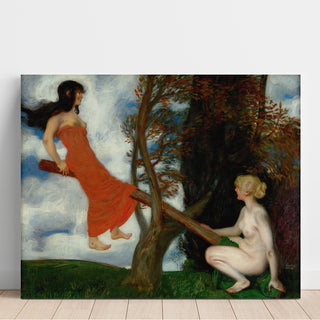 Reproduction La Balançoire - Franz von Stuck