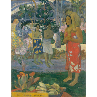 Reproduction La Orana Maria Je vous salue Marie - Paul Gauguin