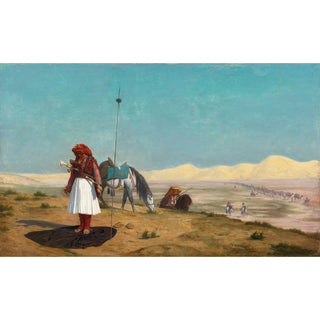 Reproduction La Prière dans le Désert - Jean-Léon Gérôme