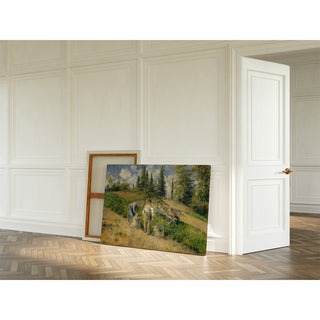 Reproduction La Récolte, Pontoise - Camille Pissarro