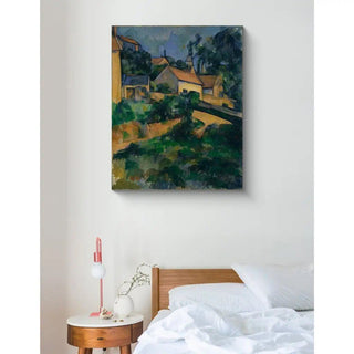 Reproduction La Route tournante à Montgeroult - Paul Cézanne