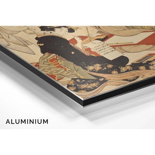 Reproduction La leçon de calligraphie - Kitagawa Utamaro