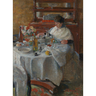 Reproduction La mangeuse d'huitres - James Ensor
